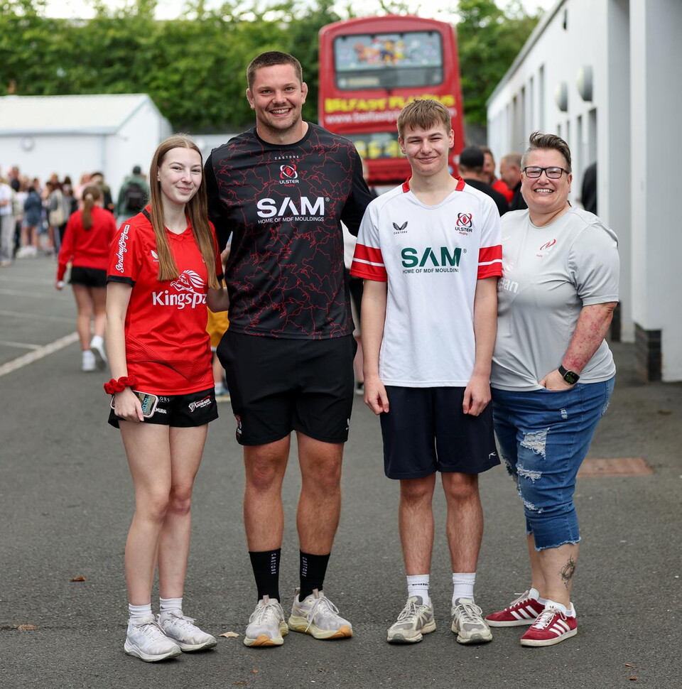 Ben Donnell with supporters