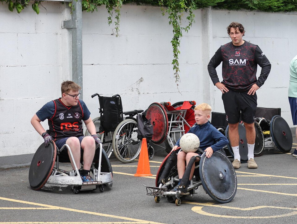 David McCann overlooks wheelchair rugby