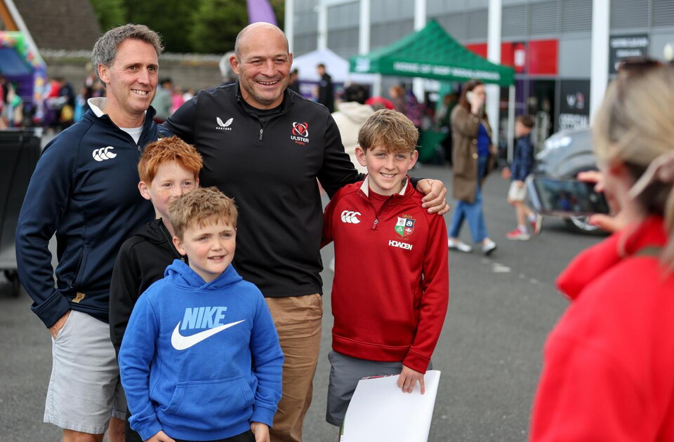 Rory Best with Ulster supporters