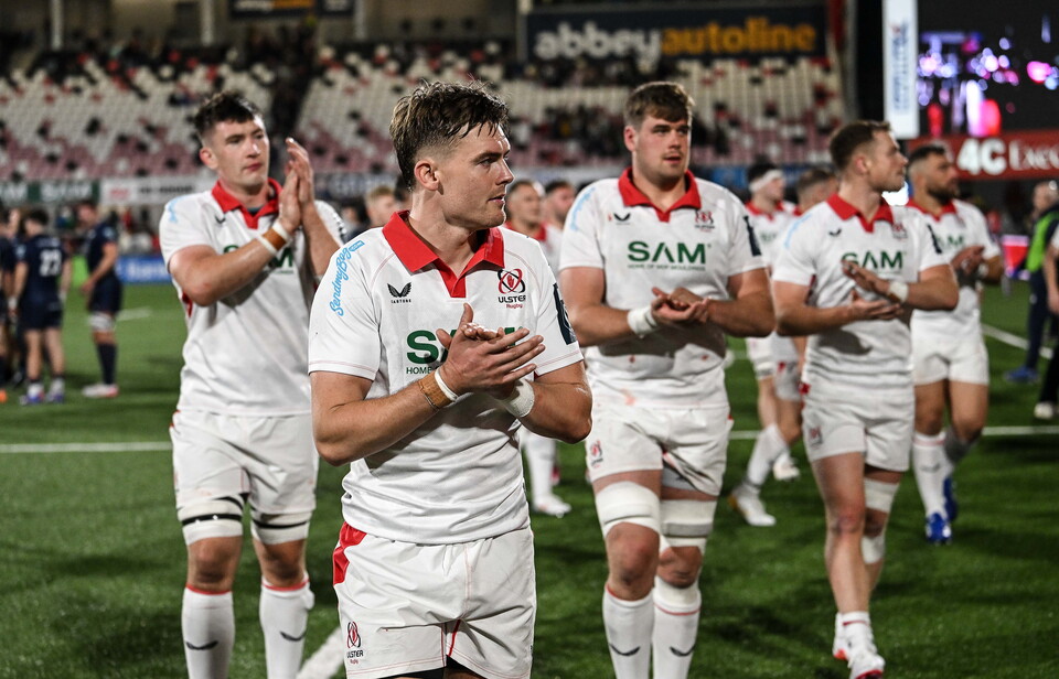Ulster players thanking fans