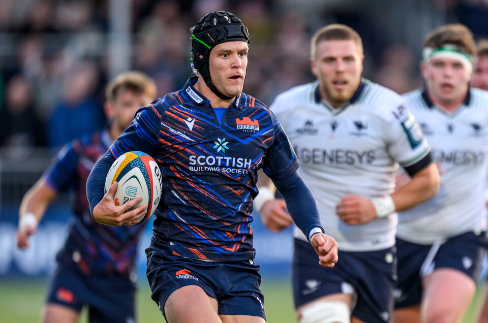 Darcy Graham in action for Edinburgh