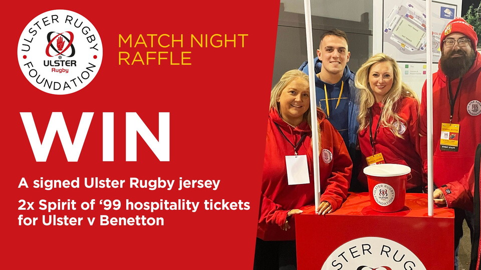 Supporters attending the BKT United Rugby Championship Ulster versus Dragons game this Saturday will be able to buy a raffle ticket to support the Ulster Rugby Foundation, and show their support for the Origins Round, which celebrates the role of...