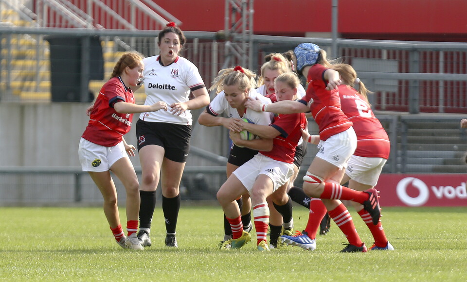 Gemma in action on her first Ulster appearance