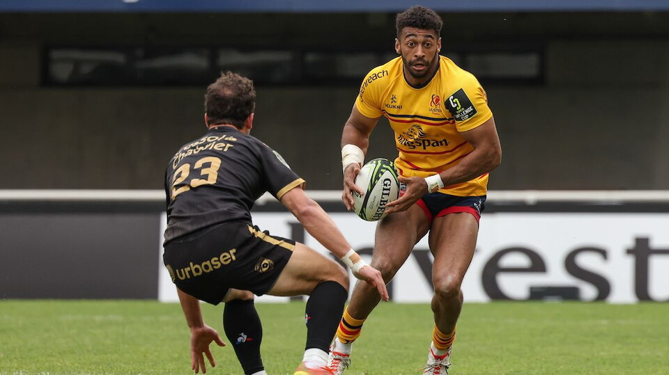 Robert Baloucoune is a mainstay in the Senior Men's team after coming through the pathway with Enniskillen RFC.