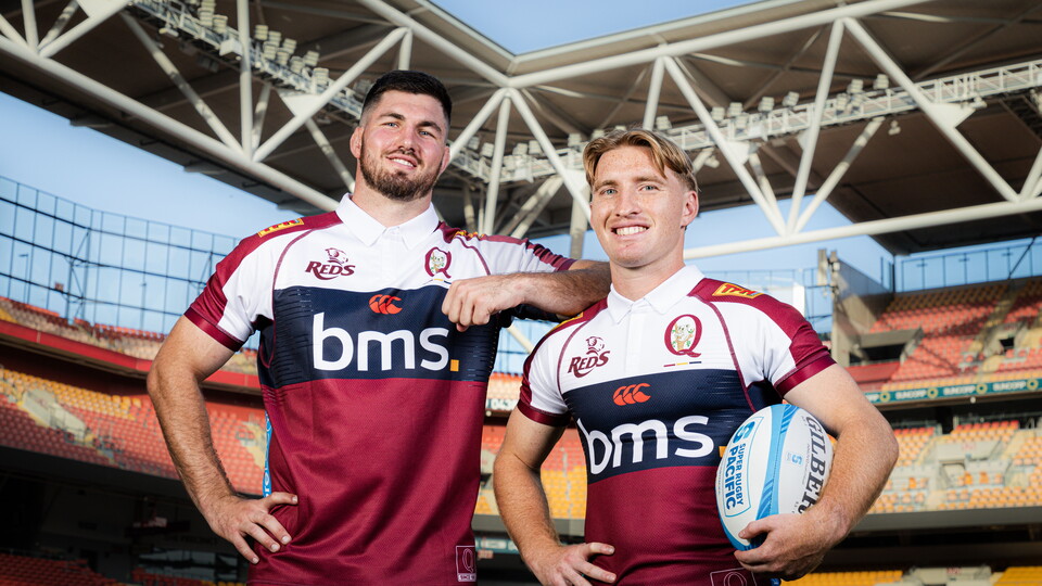Liam Wright and Tate McDermott are co-captains for the Queensland Reds tour.