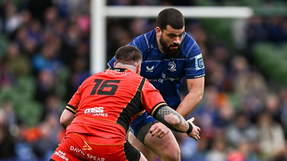 McGuire in URC action for Leinster