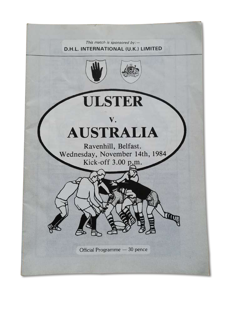 Match programme for the historic fixture.