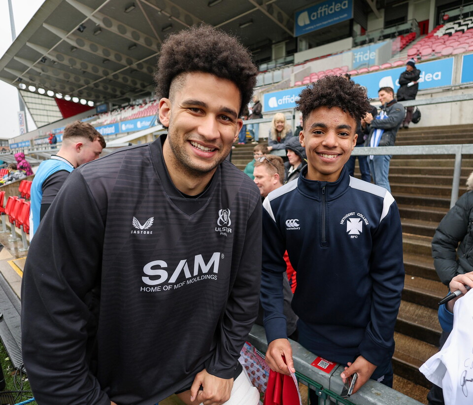 Cormac Izuchukwu on why he's involved in the Foundation:

“I’m really proud to be involved with the Ulster Rugby Foundation as an ambassador this season. Rugby gave me so much growing up, not just in terms of the game, but the people, the support...