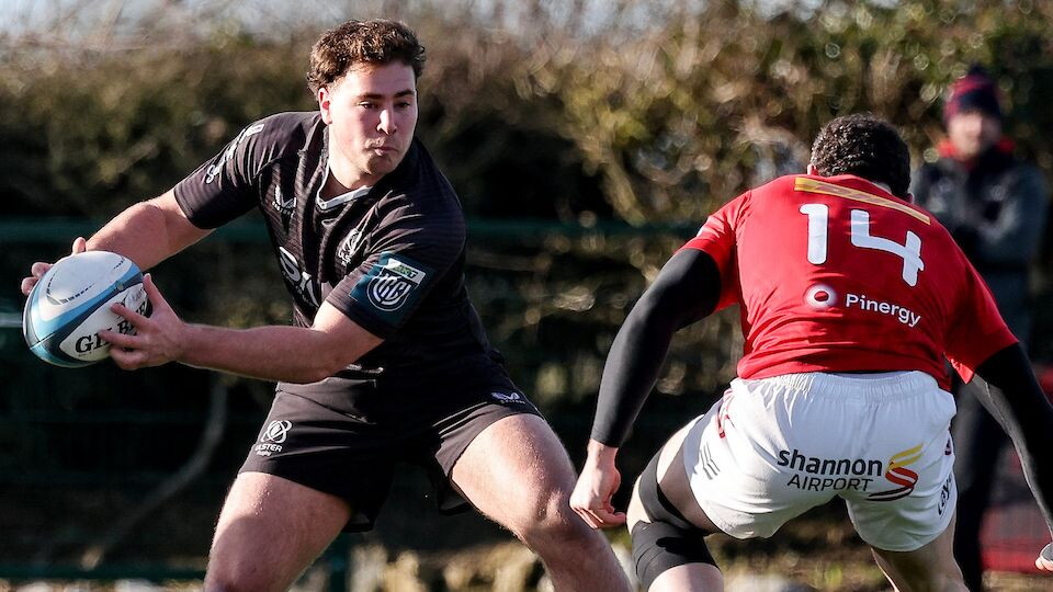 Academy centre, Wilhelm De Klerk, in action against Munster 'A' last week