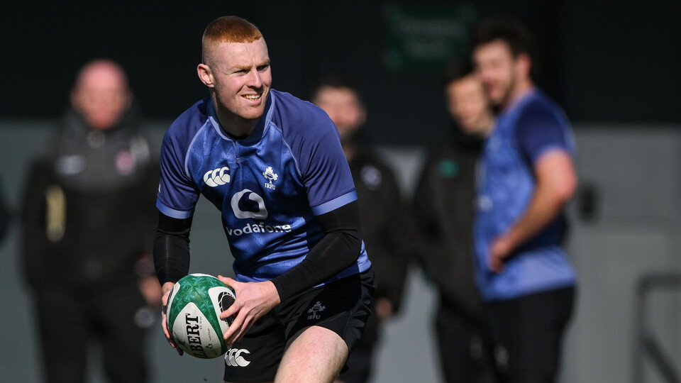 Scrum-half, Nathan Doak, is in line for his Ireland debut against Wales.