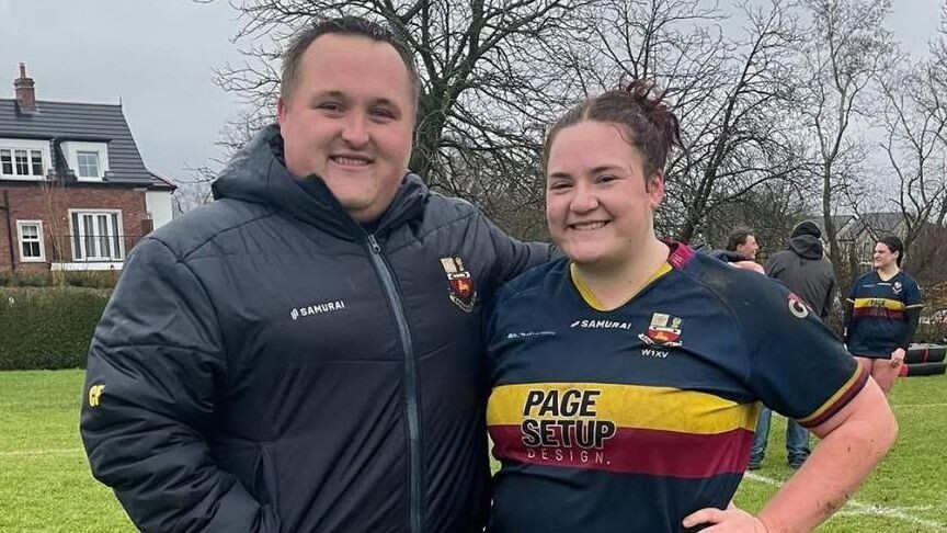 Tori's coach, Charlie Farrell, encouraged her to try playing in the prop positions.