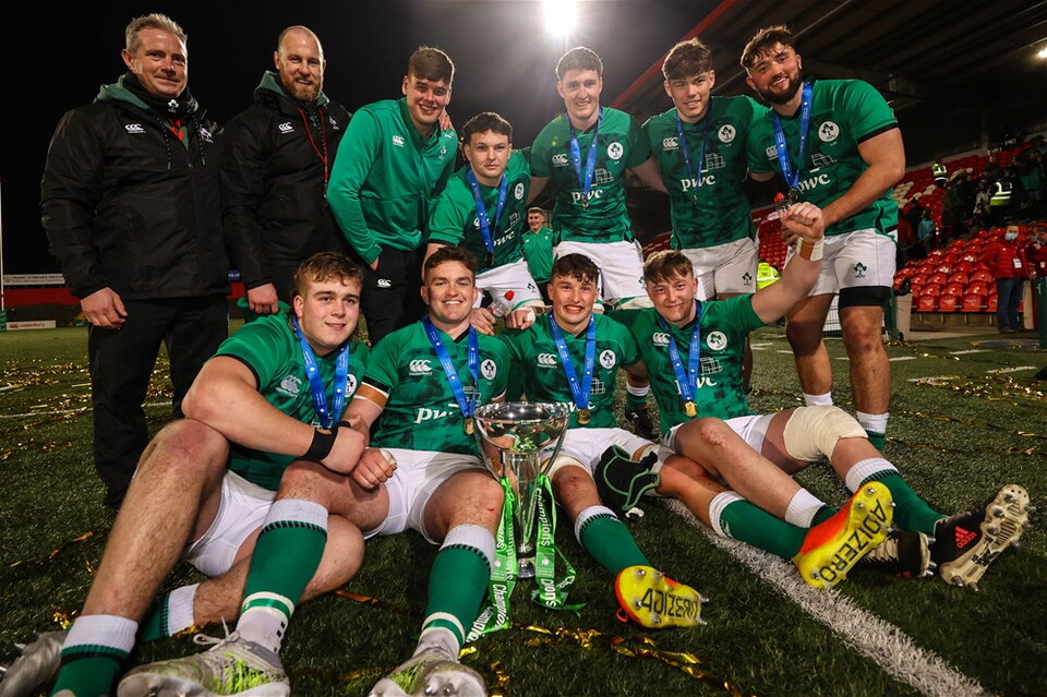 The Ireland U20s Grand Slam winners from Ulster