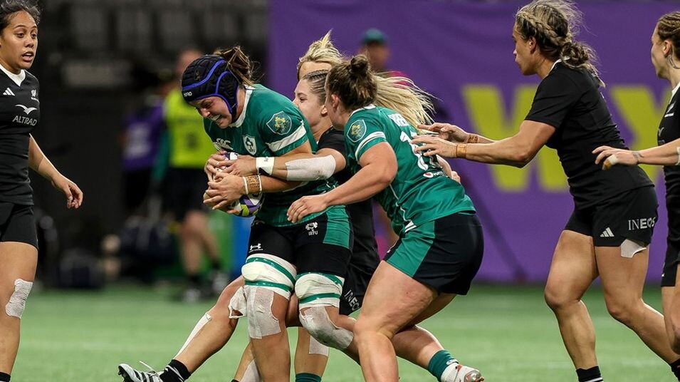Hogan in action v Black Ferns in Vancouver, Credit: INPHO