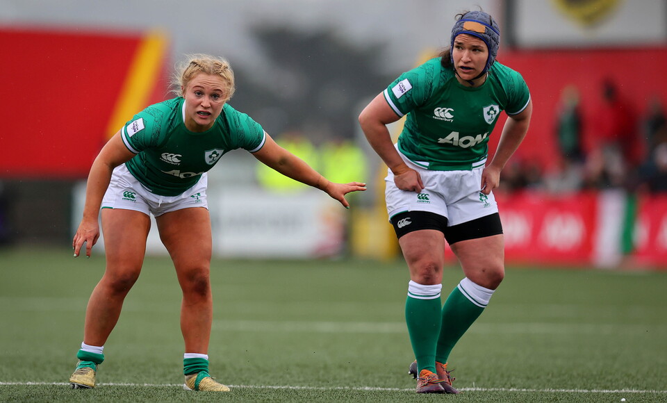 Neve in action for Ireland versus Italy. Credit: Inpho