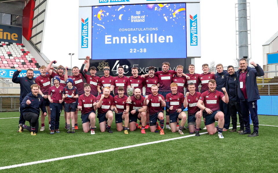 Enniskillen were the 23/24 Bank of Ireland Town's Cup winners