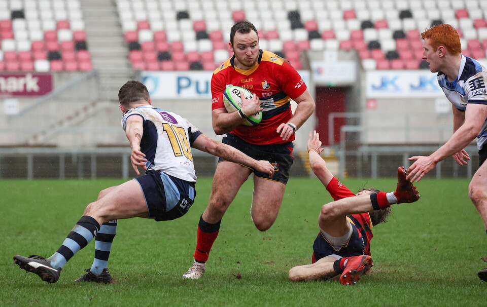 Ballyclare RFC captain Joel McBride has led the club to wins in the last 2 Bank of Ireland Towns Cup Finals.