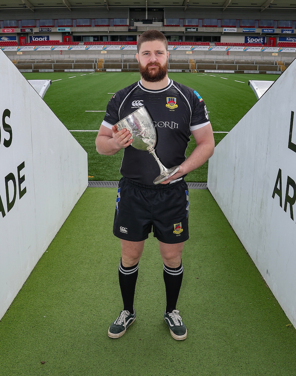 Ballymena II captain, Peter Wallace.