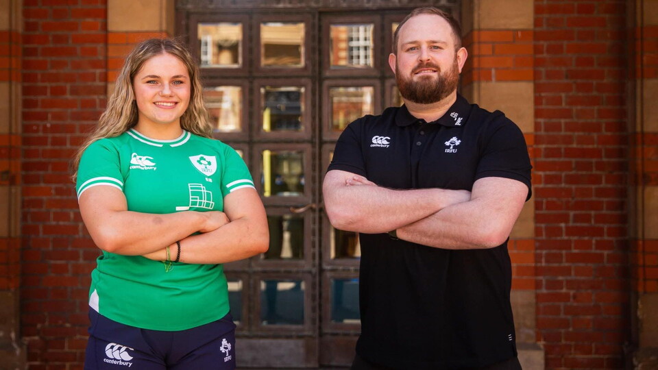 Cara as captain of Ireland U18 Women this Spring.