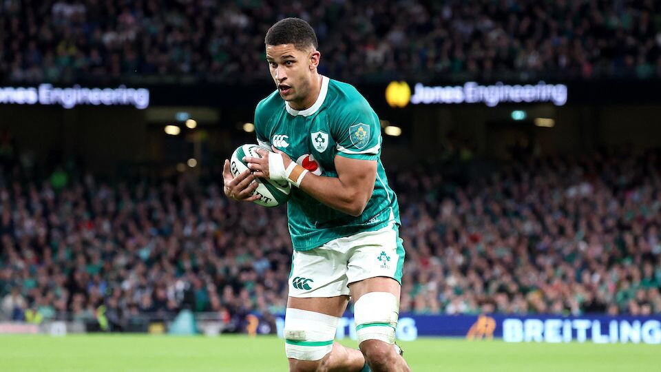 Izuchukwu made his senior Ireland debut against Fiji in 2024.