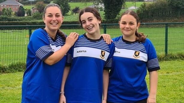 Some of the Spanish exchange students enjoying their time at Virginia RFC