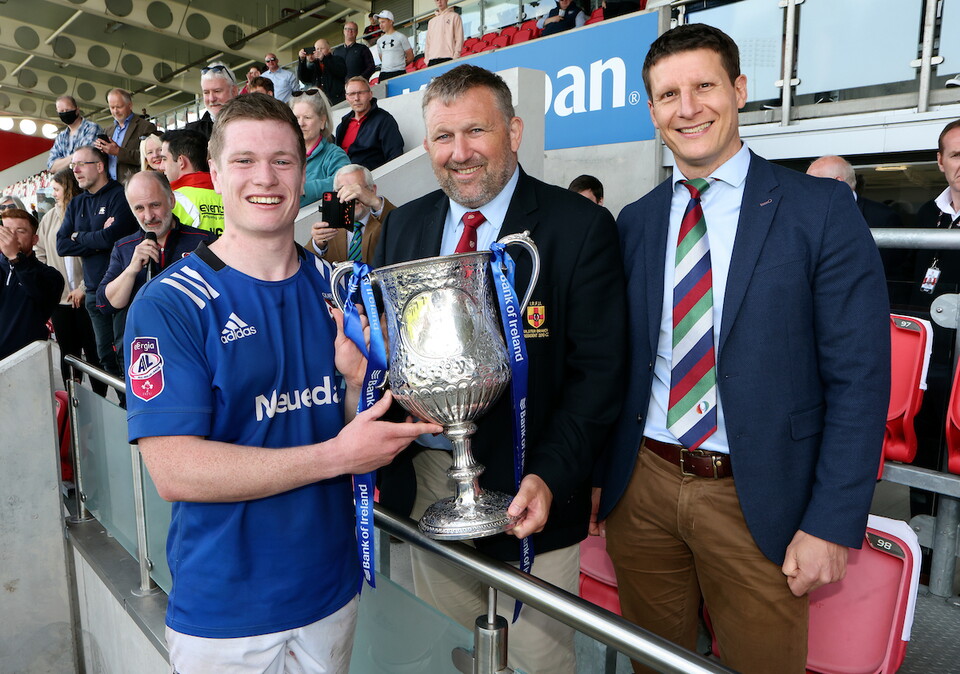 QUB will be led by captain David Whitten, who helped his side to a win in last year's final, scoring a try as they beat City of Armagh.