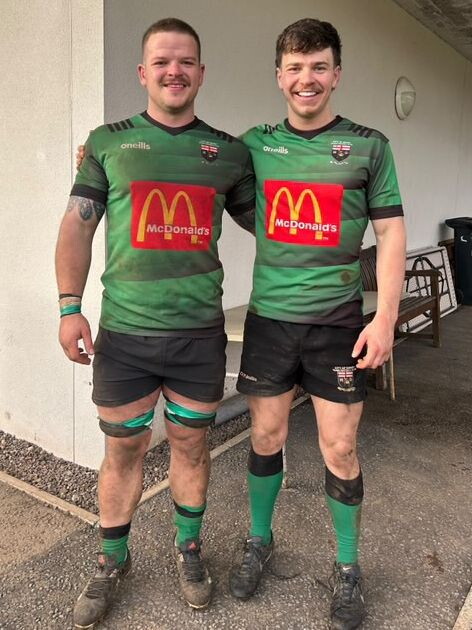 Tiernan and Killéne back in their City of Derry playing days