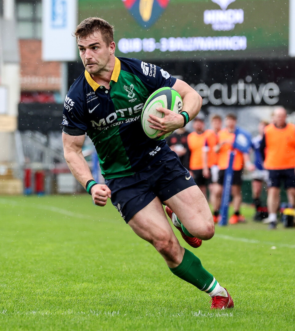 Ballynahinch 2XV captain, Aaron Cairns