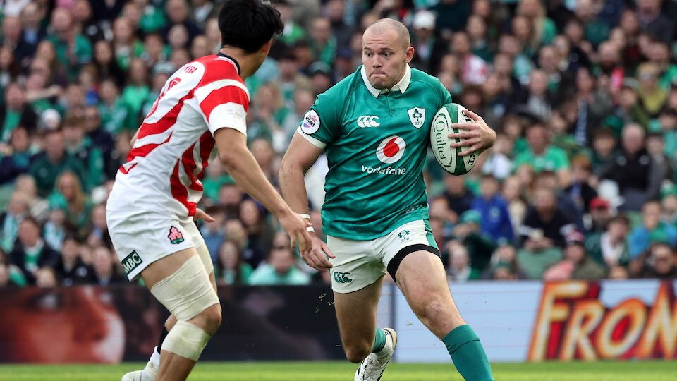 Jacob Stockdale will be aiming to add to his 40 caps for Ireland
