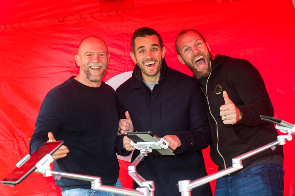 Mike Tindall, Alex Payne & James Haskell of The Good The Bad & The Rugby podcast
