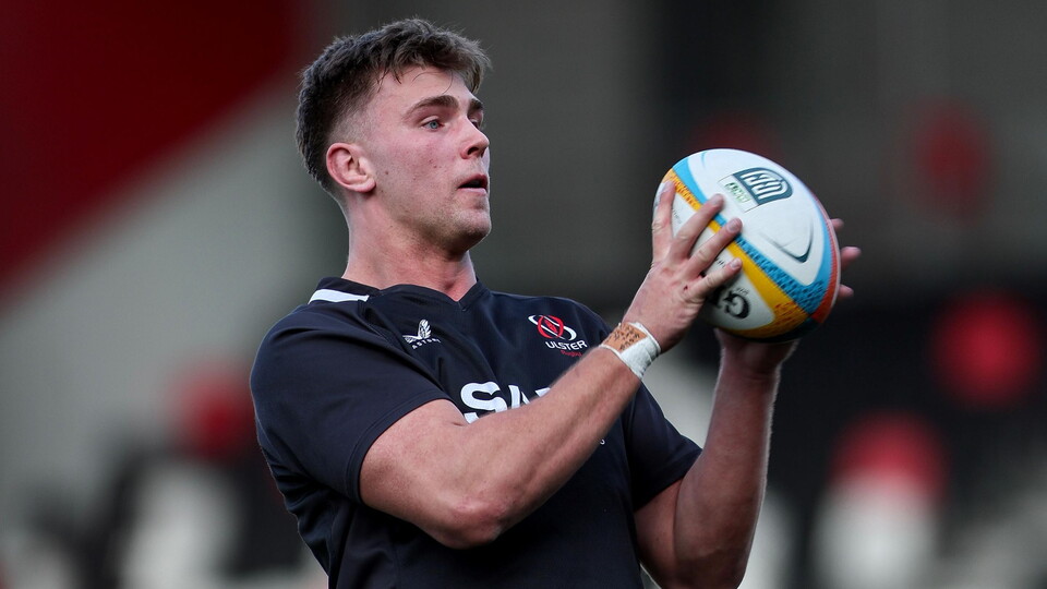 Development forward, Joe Hopes, starts in the second row