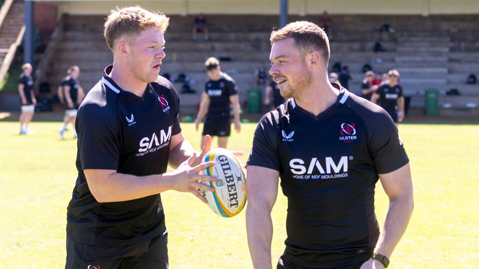 Bryn Ward (left) could be playing alongside his older brother Zac (right) for the first time this weekend.
