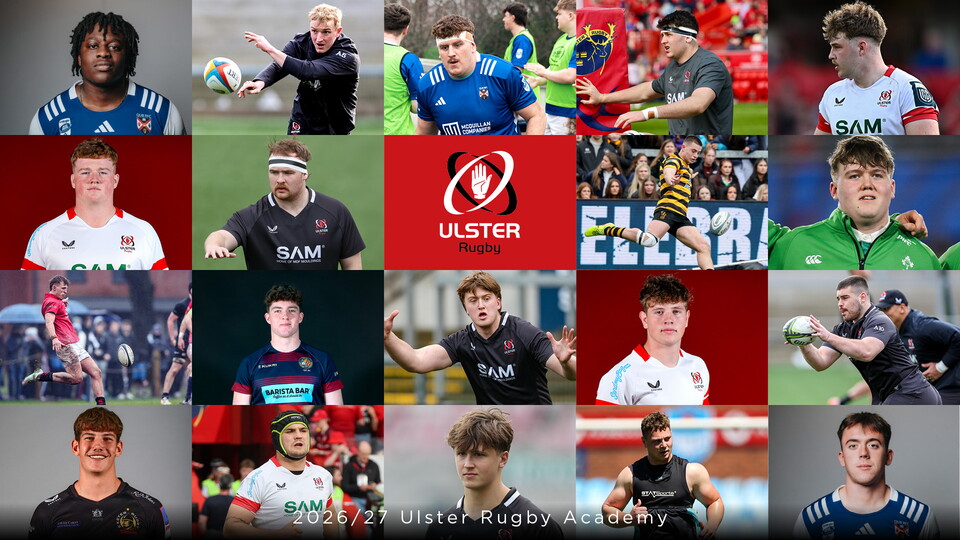 Ulster Rugby's Academy 2026-27