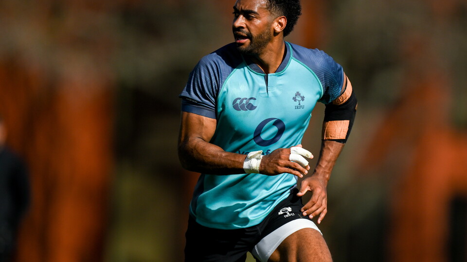 Rob Baloucoune in Ireland training