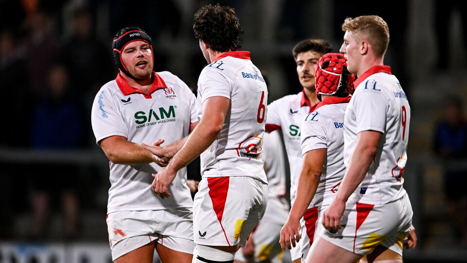 Ulster players celebrating