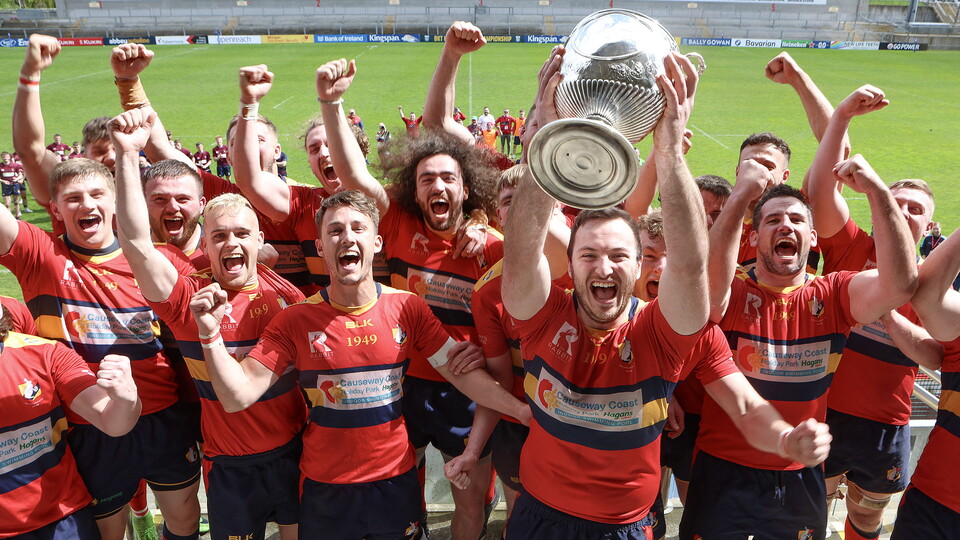 Ballyclare pulled off a comeback win to beat Enniskillen and secure the Junior Cup in one of the most memorable club finals played at Kingspan Stadium.