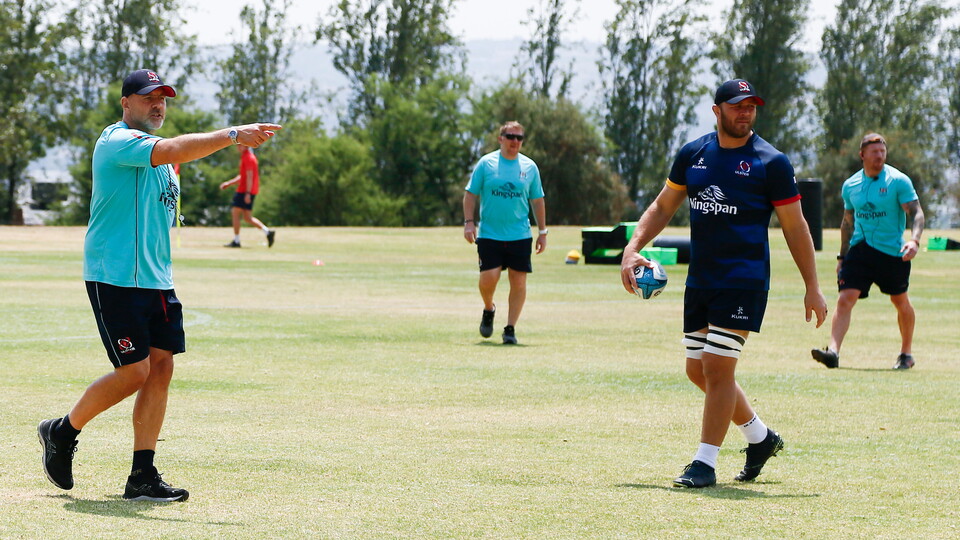 Ahead of today’s clash against the Emirates Lions at Ellis Park (KO 1pm UK/Ireland time), now known as Emirates Airline Park, we caught-up with Head Coach, Dan McFarland, and centre, Stewart Moore, who joins the travelling squad off the back of hi...