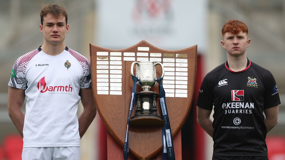 Royal School Armagh and Rainey Endowed School will be vying to secure a spot in the final of this year's Danske Bank Ulster Schools' Cup final. Meet captains, Thomas Dougan and Owen O'Kane.