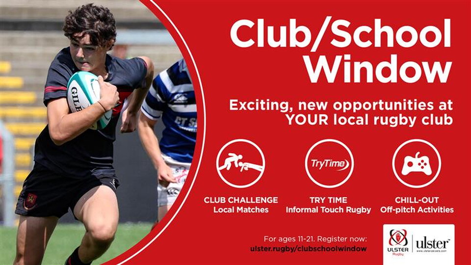 2025 marks the 4th year of the annual Ulster Carpets Club/School Window participation programme. The programme, developed in 2021 will create a space in the rugby season for young players across school & club rugby to come together in a safe, fun...