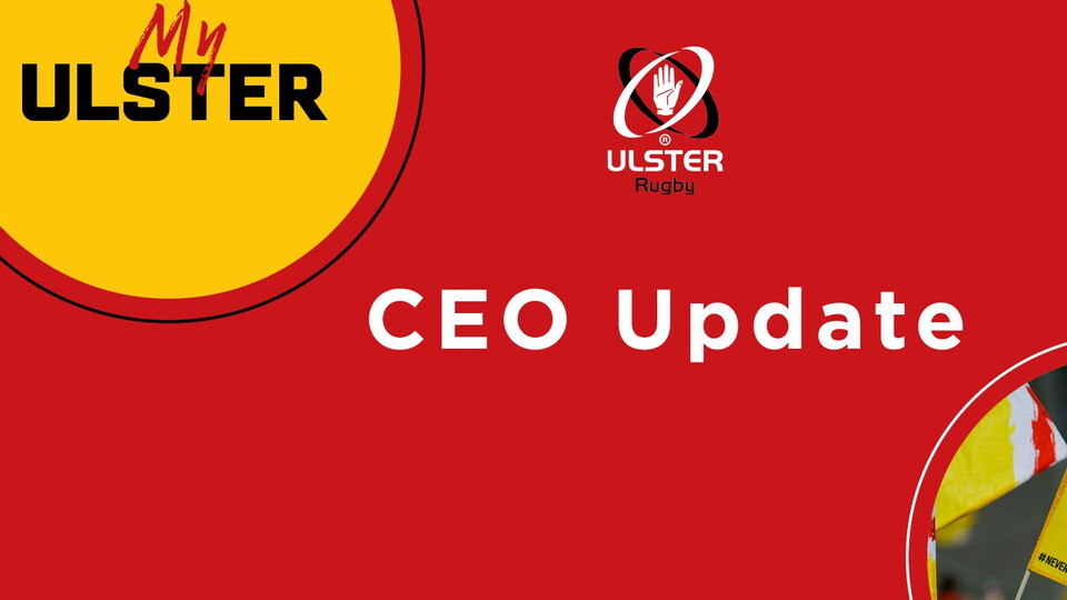 Ulster Rugby CEO Jonny Petrie has spoken to supporters about the current challenges and opportunities for the club, and the status of rugby in Ulster, in a recent live update.