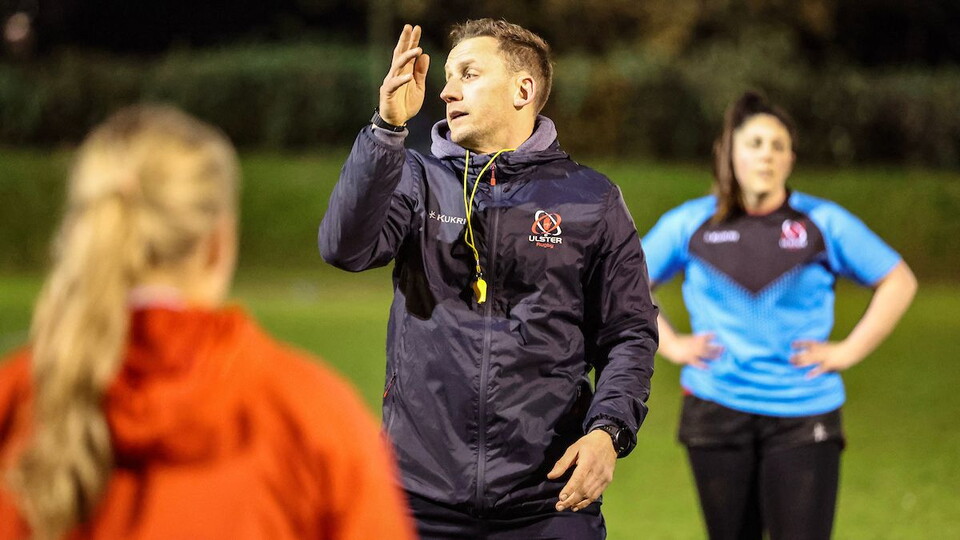 Ulster Women Head Coach, Neill Alcorn, is to take up a new position with the IRFU as a Women's Talent Coach.