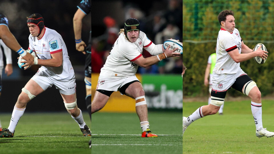 Promising young Ulster Rugby Academy players James McNabney, Scott Wilson and Lorcan McLoughlin have signed Development contracts to stay at the province for the next stage of their careers.