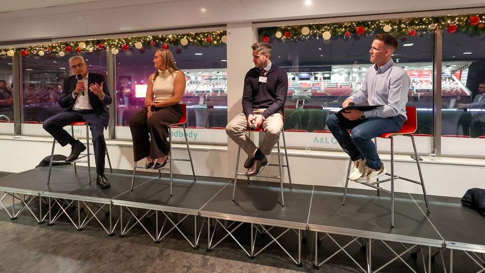 The second quarterly meeting of the Ulster Rugby Business Club, in association with A&L Goodbody, took place at Kingspan Stadium on Thursday 12 December.