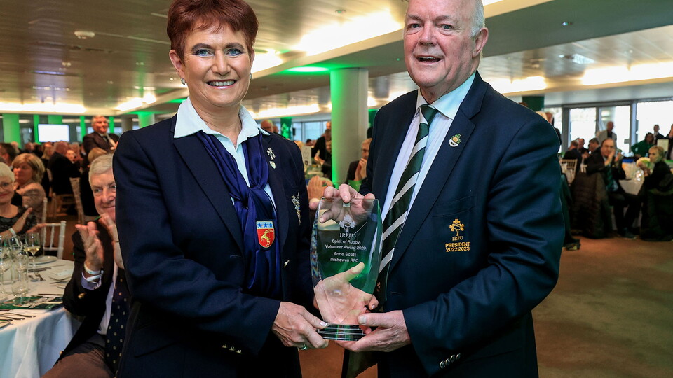 61 rugby volunteers will be certified as valued volunteers for the 2022/23 season as part of the IRFU Spirit Of Rugby Volunteer Awards.