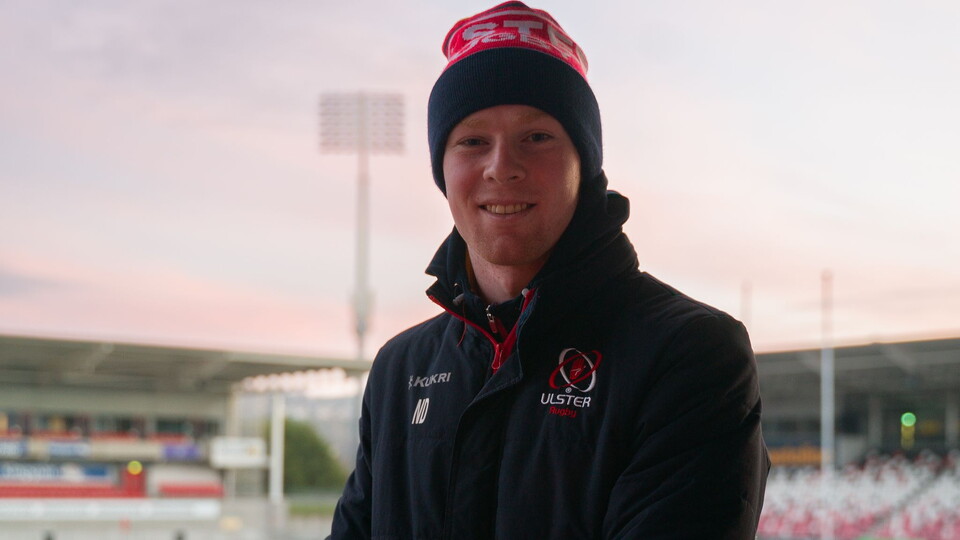 The 20-year old scrum-half spoke to the media this week ahead of our URC Round 11 clash with Scarlets at Kingspan Stadium.