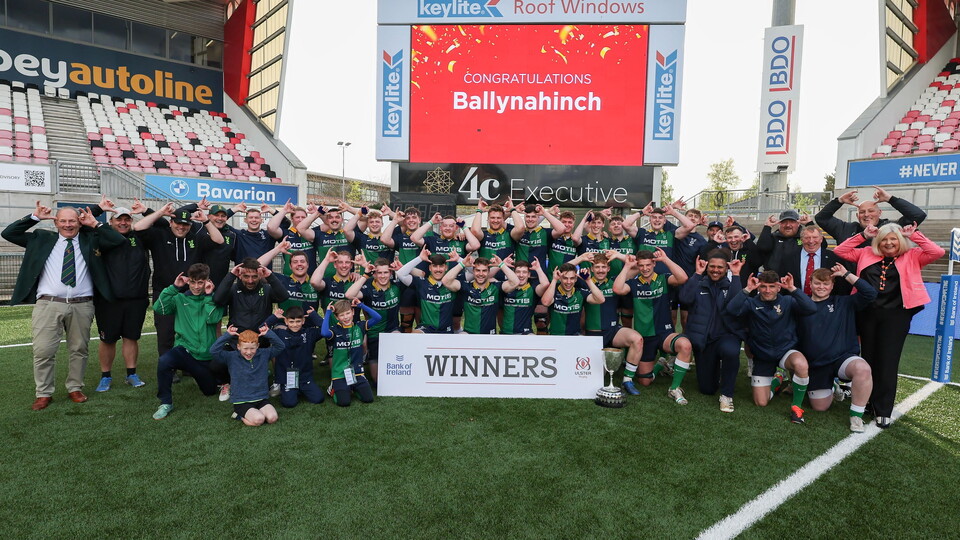 Ballynahinch 2XV emerged victorious in a captivating Bank of Ireland Towns Cup final against a resilient Dromore side at Kingspan Stadium on Easter Monday.