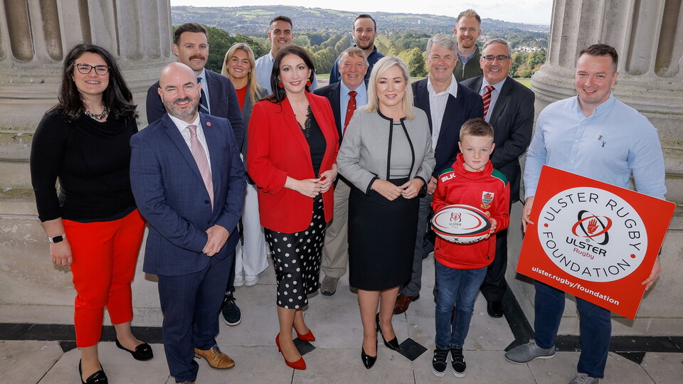 Ahead of the new season, the Ulster Rugby Foundation hosted a special event at Parliament Buildings to showcase the work of the charity, and the impact it is set to make on the local community.