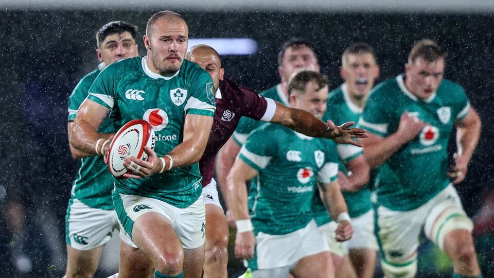 The IRFU have confirmed that Ulster wing, Jacob Stockdale, has returned home from Ireland camp, after suffering an AC injury in Ireland's victory against Georgia on Saturday.