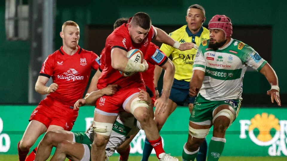 Ulster fell to defeat in Treviso as Richie Murphy’s side were outscored by four tries to three by Benetton in Round 11 of the BKT United Rugby Championship.