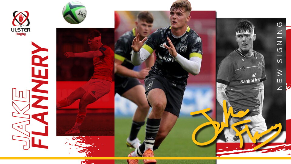 22-year-old, Jake Flannery, signs on with the Ulster men from next season.  