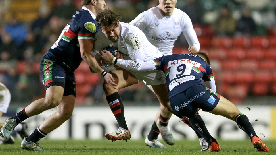 Ulster’s hopes of reaching the knockout stages of the Investec Champions Cup suffered a severe blow after leaving Mattioli Woods Welford Road Stadium empty- handed, despite a promising start in Round 3 of the competition.